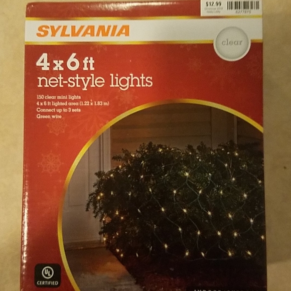 sylvania Holiday Nwt Sylvania 4 X 6 Net Style Lights Decor Holiday